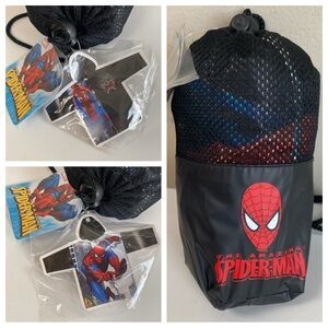 Disney Marvel Spiderman Boys Youth M/L PVC Raincoat | Marvel Hooded Jacket